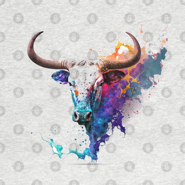 Texas Longhorn Bull by Urban Archeology Shop Gallery
